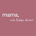 Wenskaart - Mama, ich liebe dich