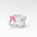 Koffiemok | Red Bow Theekopje Magnetronbestendig | Keramiek