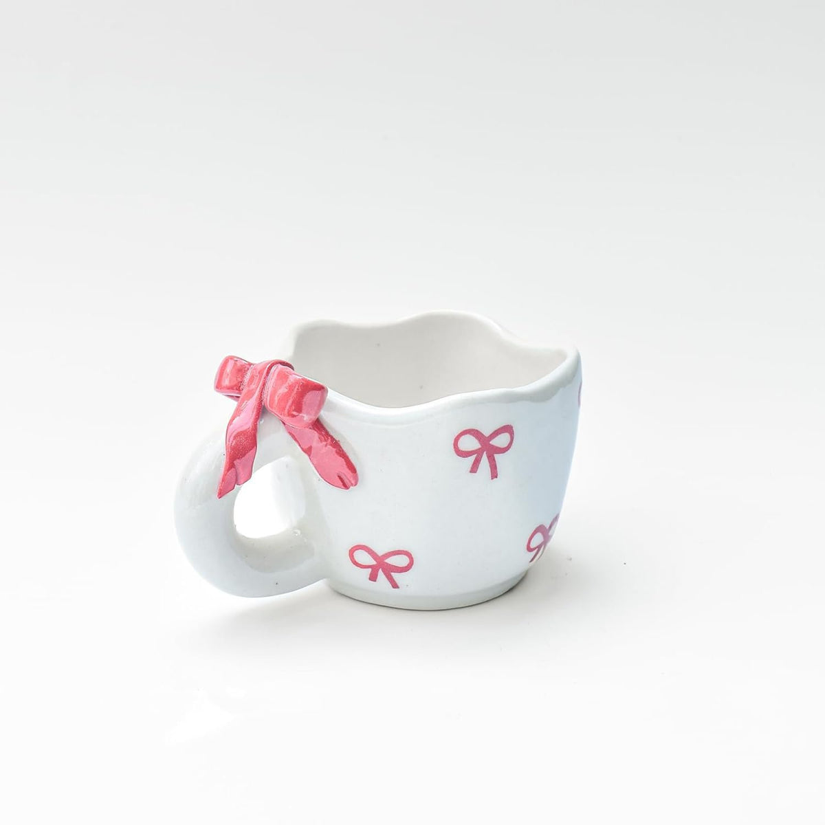 Koffiemok | Red Bow Theekopje Magnetronbestendig | Keramiek