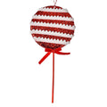 Kersthanger Lolly 14x4x30 cm Rood Kunststof