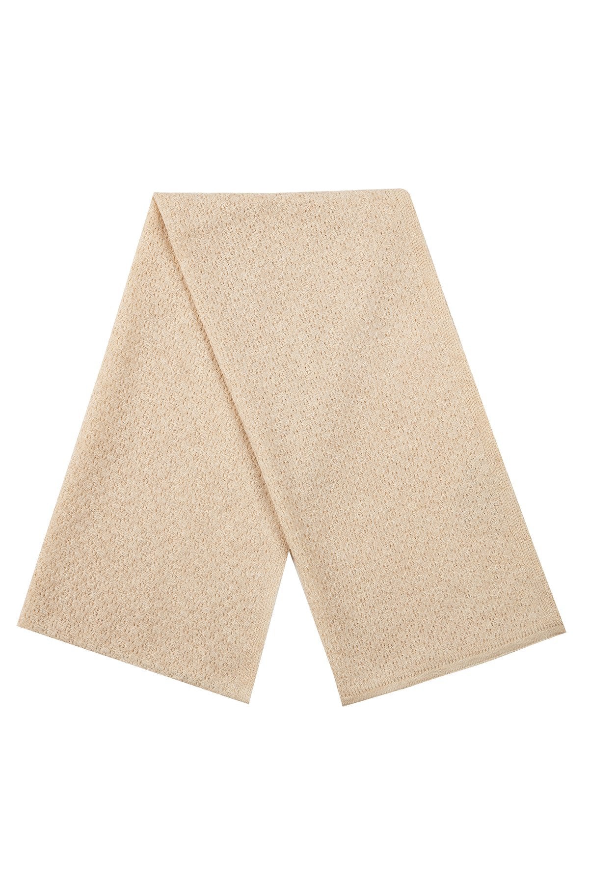 Diamanten sjaal-beige