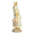 Decoratie Beeld Konijnen 14x7x20 cm Beige Kunststof