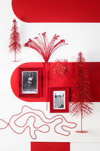 J-Line slinger rol 25M Parels - kunststof - rood