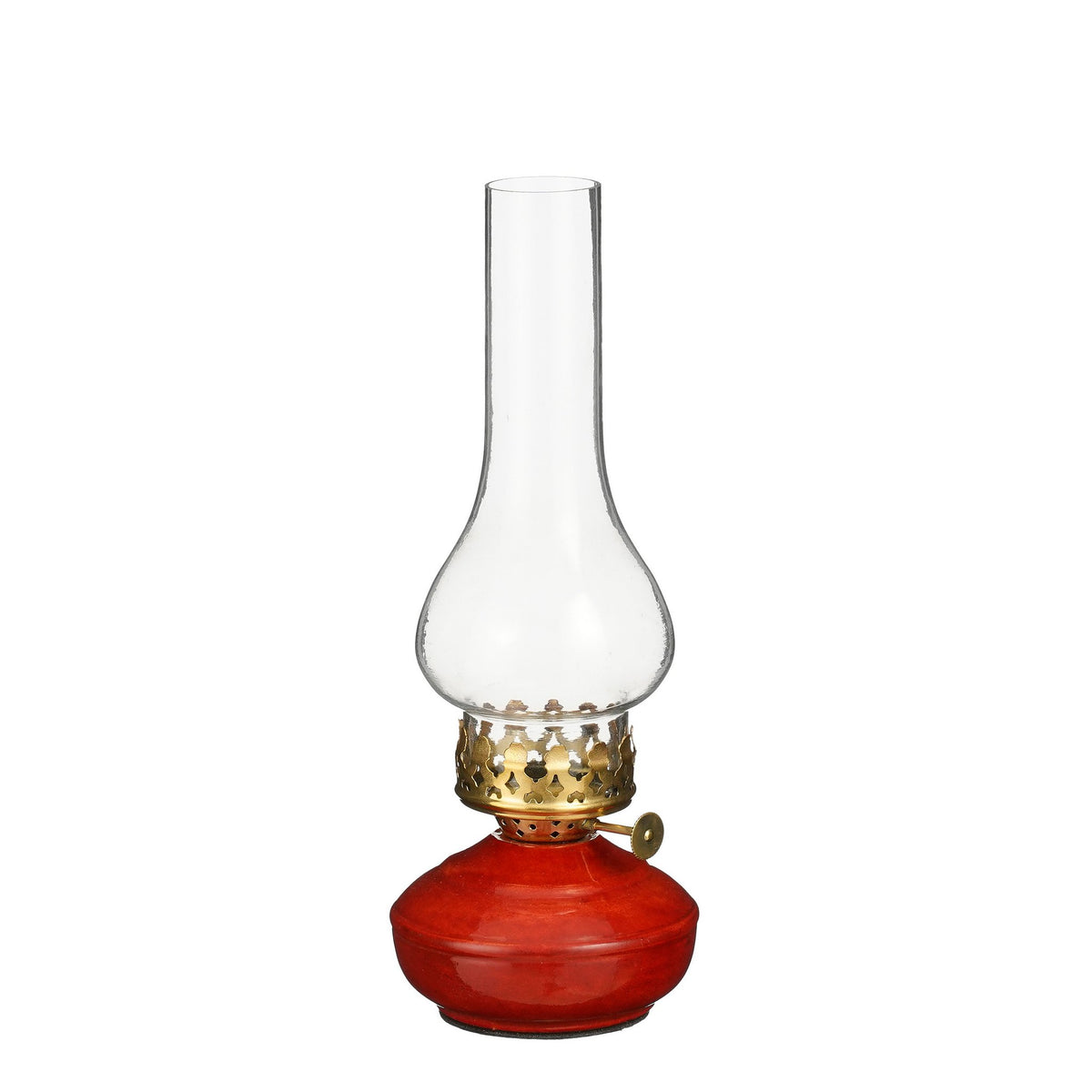 Theelicht olielamp rood