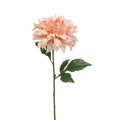 Dahlia kunstmatige spray perzik 60 cm