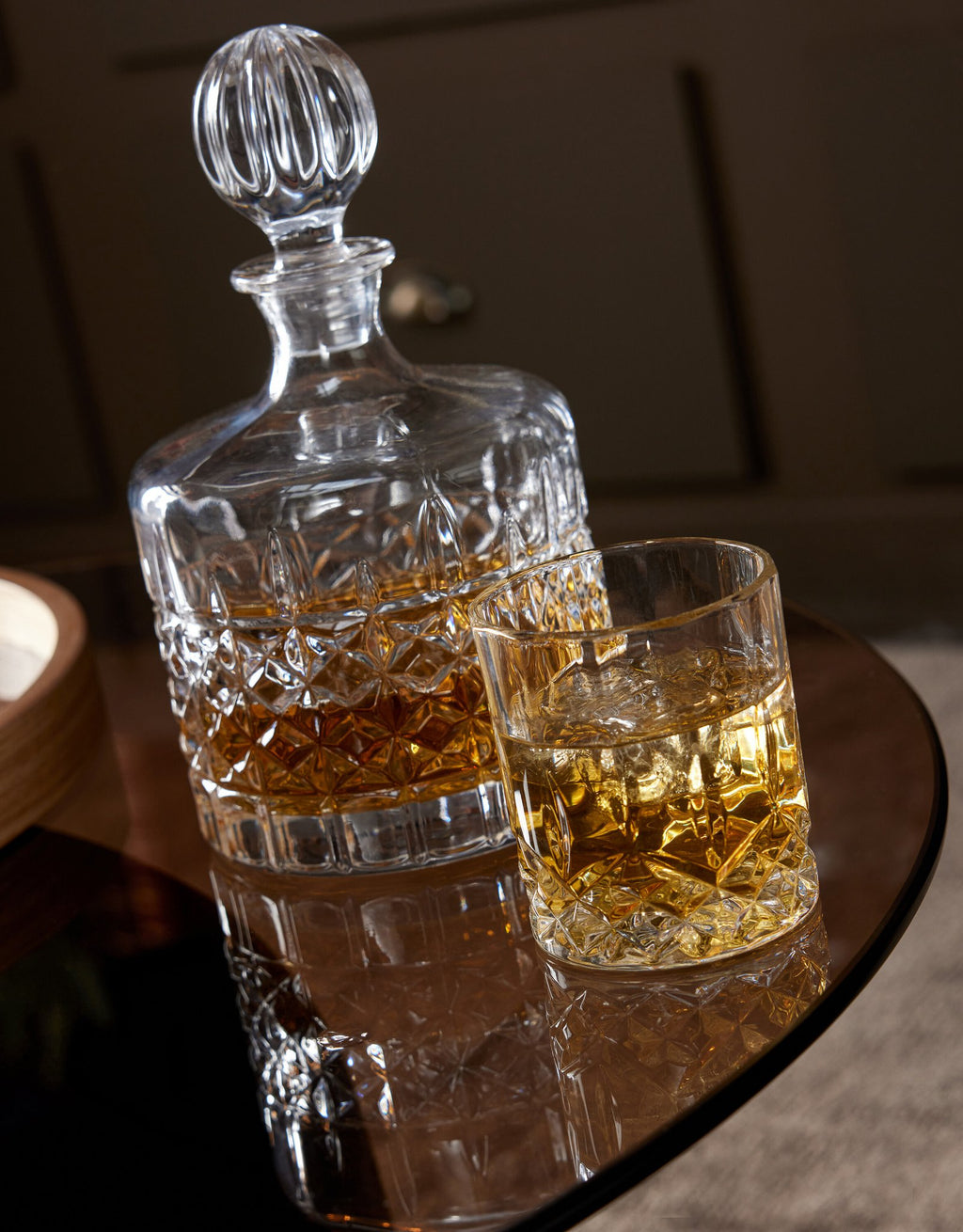 J-Line karaf Lone - decanteerkaraf - glas - transparant
