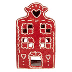 Waxinelichthouder Huis 8x7x13 cm Rood Keramiek