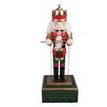 Muziekdoos Notenkraker 12x9x30 cm Groen Hout