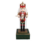 Muziekdoos Notenkraker 12x9x30 cm Groen Hout