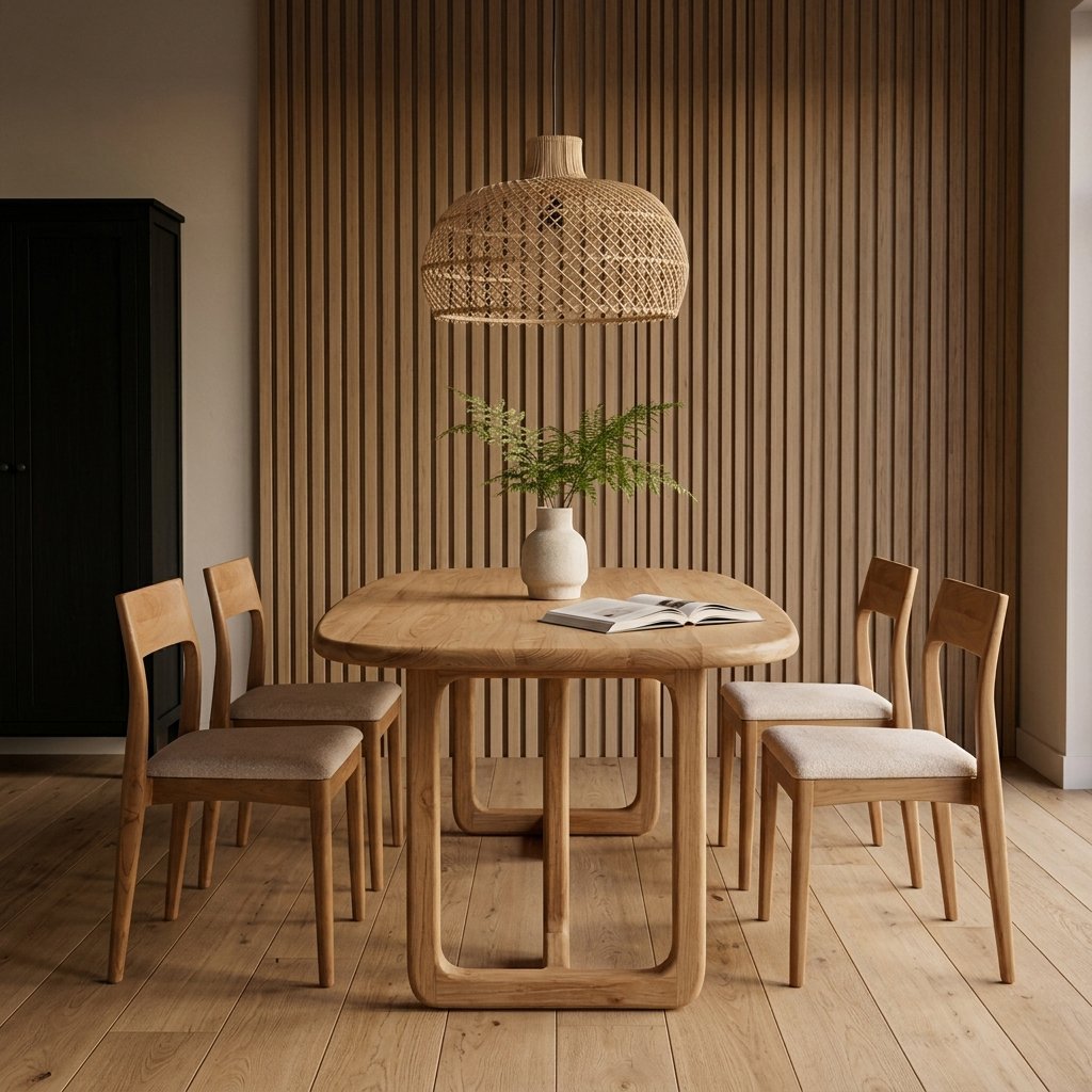 Invierno teakhouten eettafel - FSC-gerecycled hout