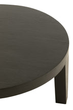 J-Line Salontafel Rond Mango Hout Matte Zwart