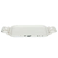 Decoratie Dienblad 16x8x1 cm Wit IJzer Serveerschaal
