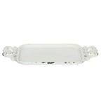 Decoratie Dienblad 16x8x1 cm Wit IJzer Serveerschaal