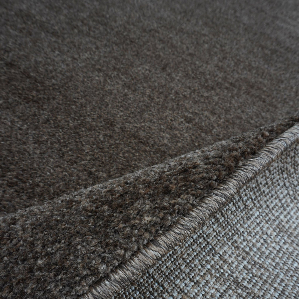 Vloerkleed Rich Bruin - Rond ø240 cm