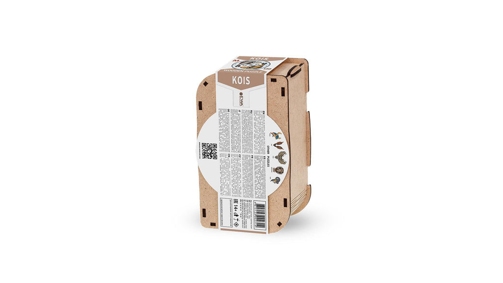 Eco Wood Art (EWA) Houten Legpuzzel Koi Kaper/ Kois size M, 2314, 28,5x28,5x0,5cm