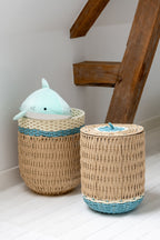 J-Line decoratie Haai Lach - polyester - muntgroen