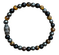 Herenarmband Balanced Power 8 mm met Boeddha kraal