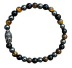 Herenarmband Balanced Power 8 mm met Boeddha kraal