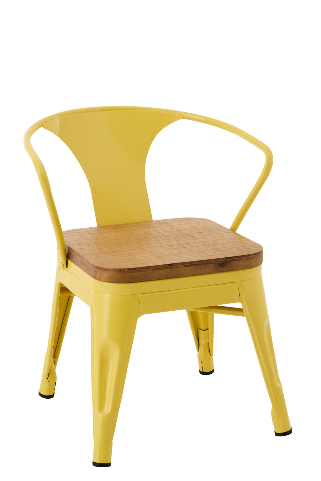 J-Line kinderstoel Evi - ijzer - geel