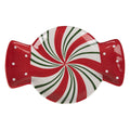 Dinerbord 32x21x3 cm Rood Wit Keramiek