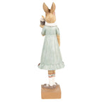 Beeld Konijn 28 cm Bruin Groen Polyresin