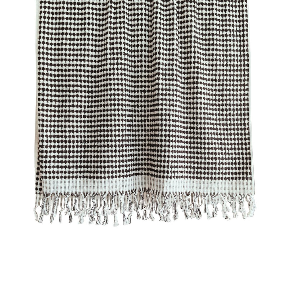 PomPom Handdoek Black
