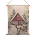 Wandkleed 55x3x75 cm Beige Textiel
