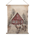 Wandkleed 55x3x75 cm Beige Textiel