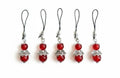 Beschermengelen rood (5 stuks)