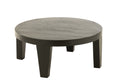 J-Line Salontafel Rond Mango Hout Matte Zwart