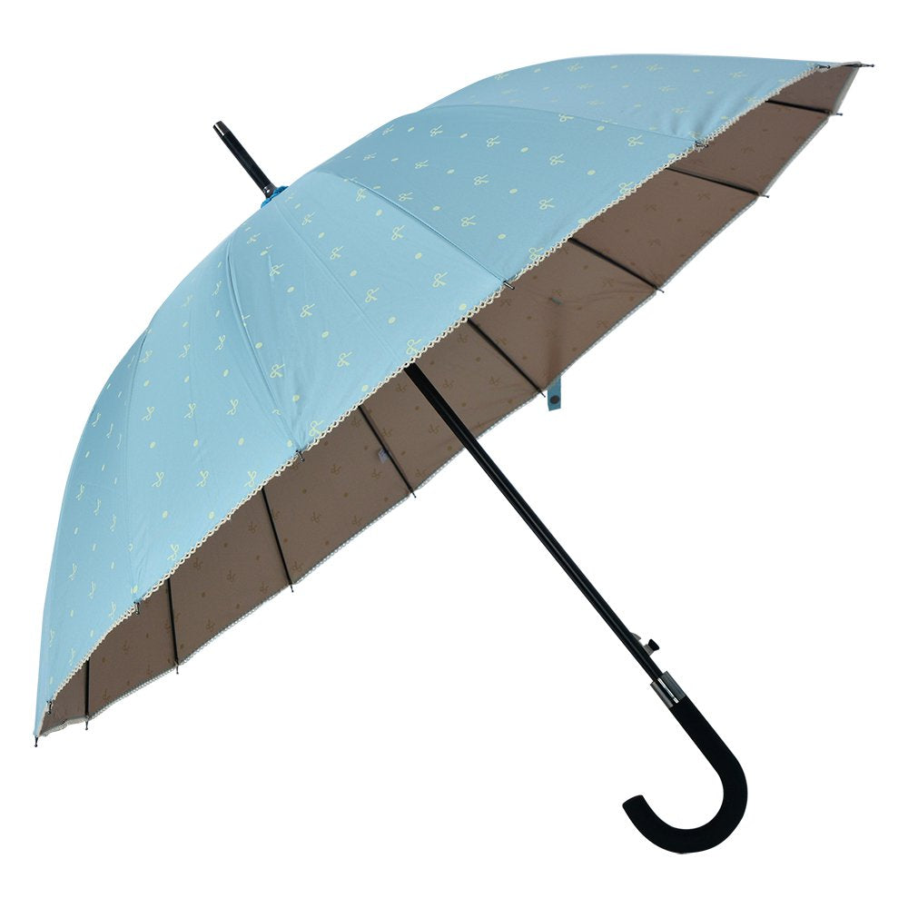Paraplu Volwassenen Ø 98 cm Blauw Polyester Regenscherm
