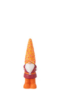 J-Line decoratie Kabouter Bloemenhoed - polyresin - mix - S