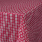 Small Check Tafelkleed Textiel rouge 140x250cm