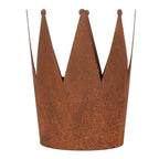 Decoratie schaal Set van 3 Kroon Ø 32x25 / Ø 17x21 / Ø 12x17 cm Bruin Metaal