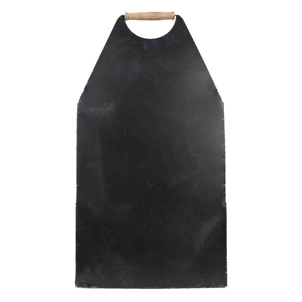 Wandrek 35x41x66 cm Grijs Wit Metaal Muurrek