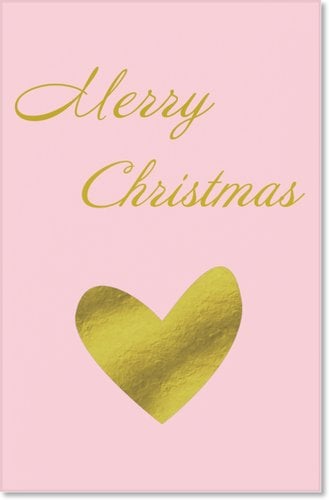 Set kaartjes Pink Christmas