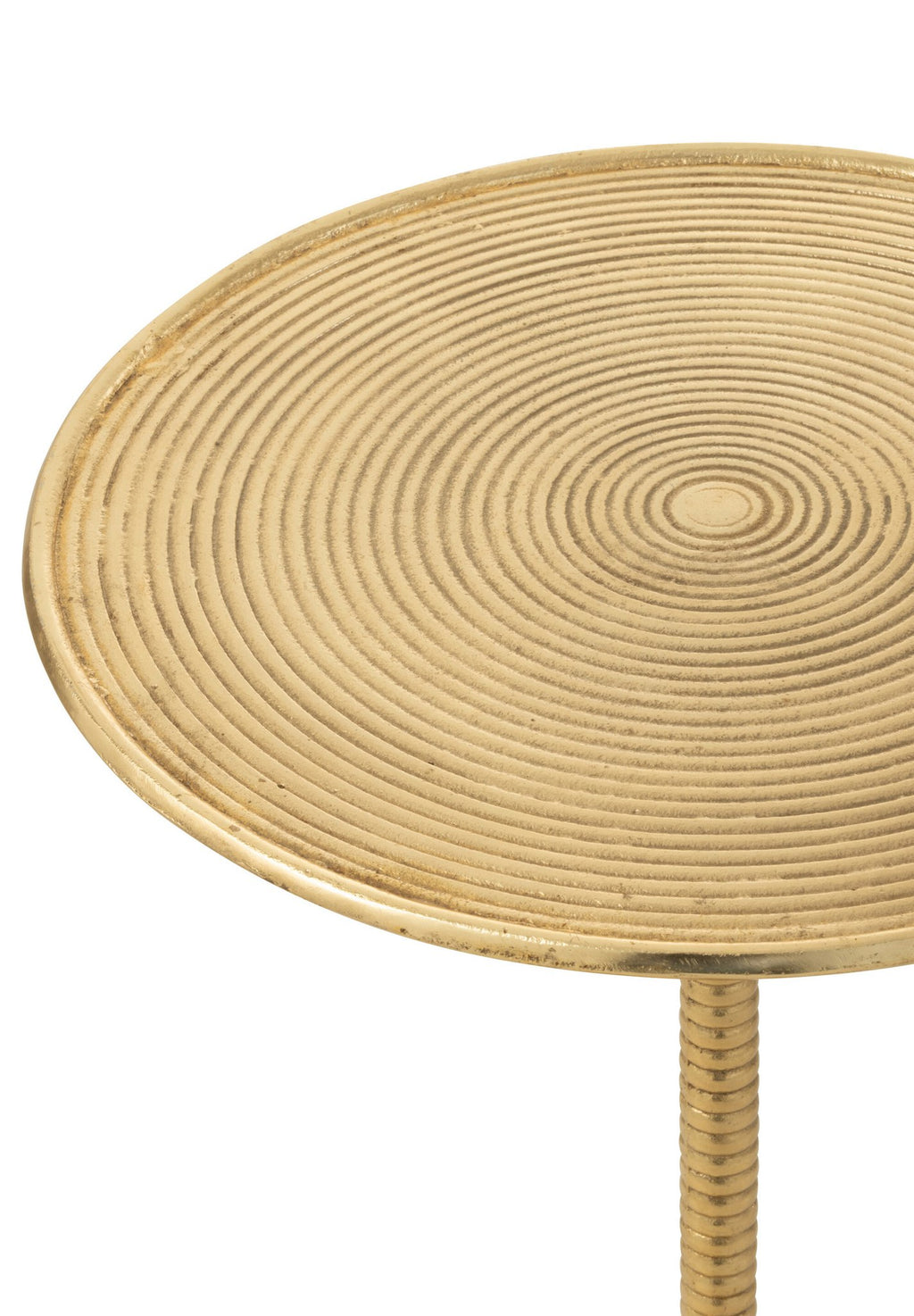 J-Line bijzettafel Lera - aluminium - goud
