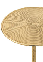 J-Line bijzettafel Lera - aluminium - goud