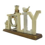 Beeld Notenkraker 18 cm Beige Kunststof Kerstdecoratie