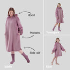 Textino FEM - Hoodie 70x110 cm - Dames - Dusky Orchid - Paars