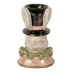 Decoratie Beeld Konijn 29 cm Beige Kunststof
