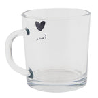 Theeglas 250 ml Glas Hart Theemok