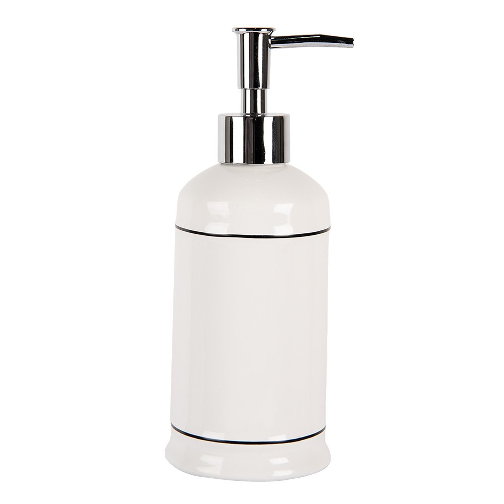Zeepdispenser 350 ml Wit Keramiek Zeeppompje