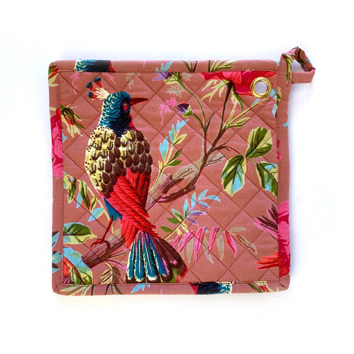 Potholders Paradise Old Pink, set of 2