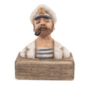 Decoratie beeld matroos 16x8x20 cm beige thoun
