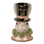 Decoratie Beeld Konijn 29 cm Beige Kunststof