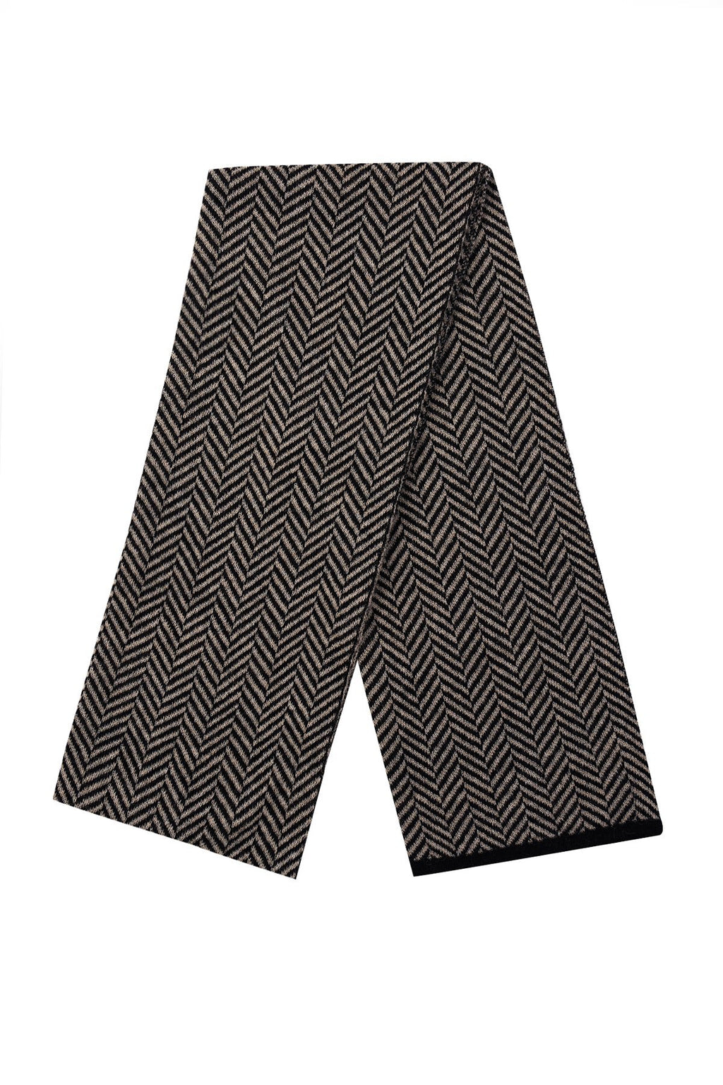Lycia-sjaal zwart-beige