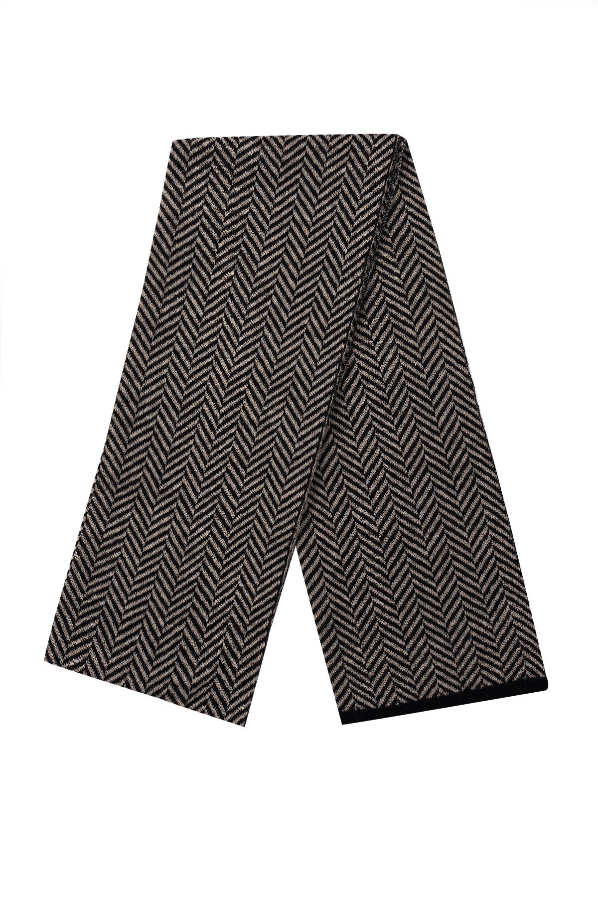 Lycia-sjaal zwart-beige