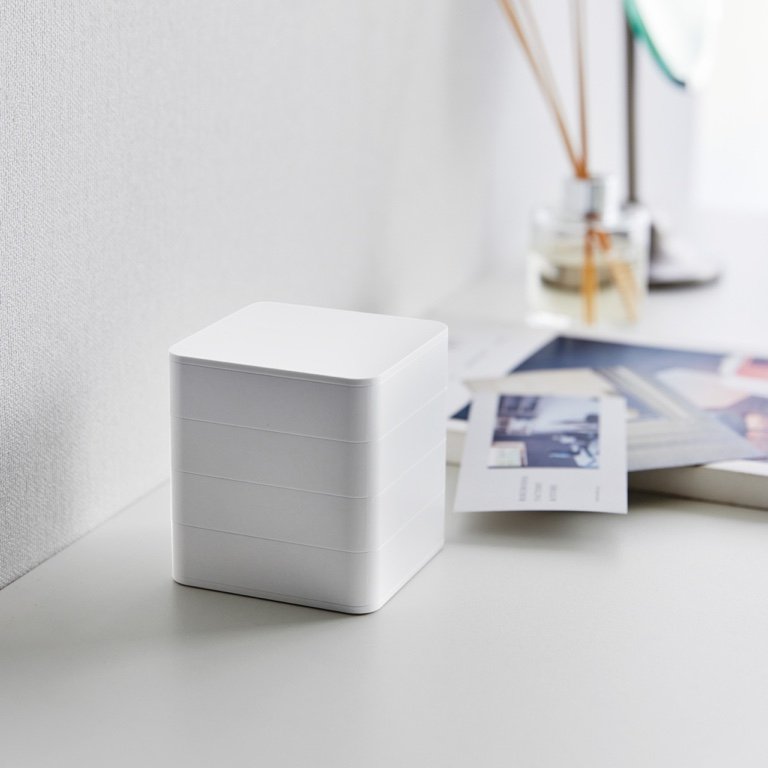 Yamazaki Tower Sieradenorganizer vierkant 4-laags