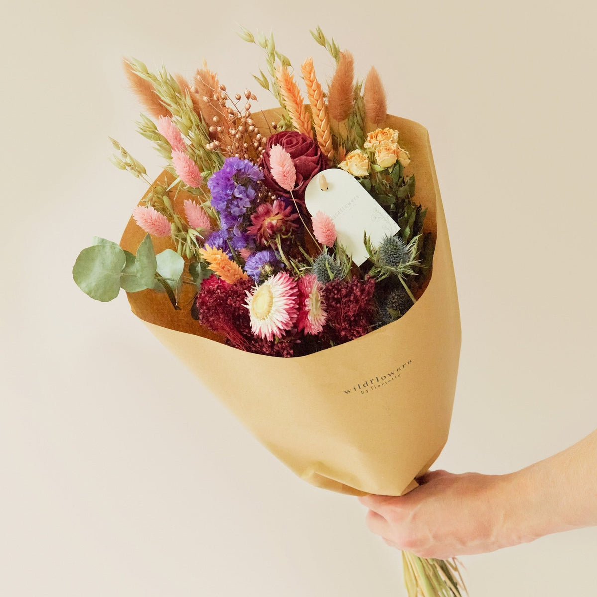 Gedroogde bloemen - Field Bouquet - Bourgondië